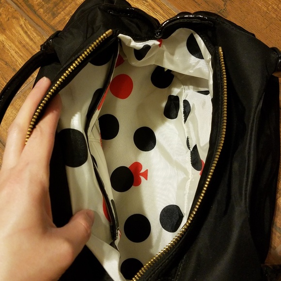 Kate Spade black satchel purse - Picture 4 of 5
